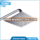 FUAO ultra thin stainless steel bathroom water saving rain shower head