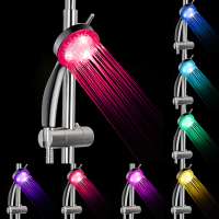 2018 Hot sell Bathroom Shower heads LED 7 Colors change light up Shower head