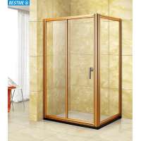 champaign golden color aluminum shower enclosures (B8813)