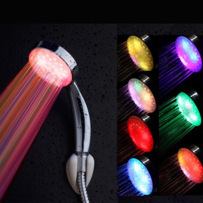 China Hot Sale Bathroom Hardware Accessories Led Colors Light Led Shower Head